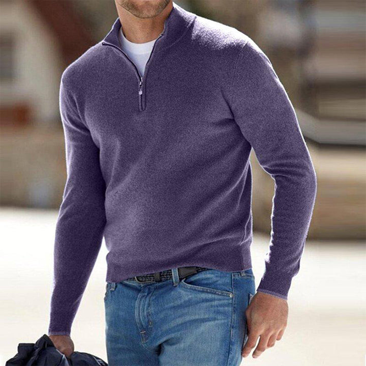 Levoire | Pull zippé élégant Lilas