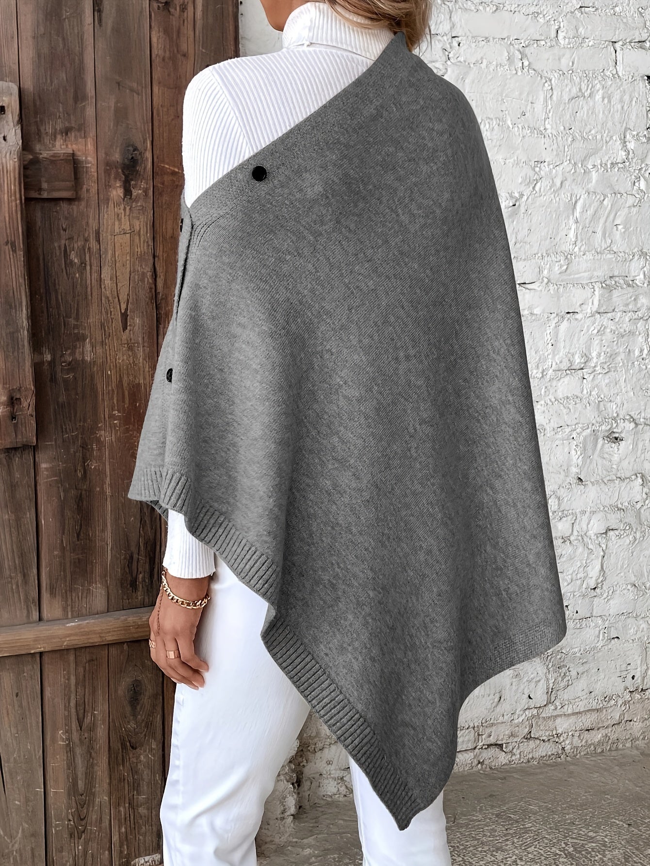 Levoire | Poncho En Écharpe De Luxe