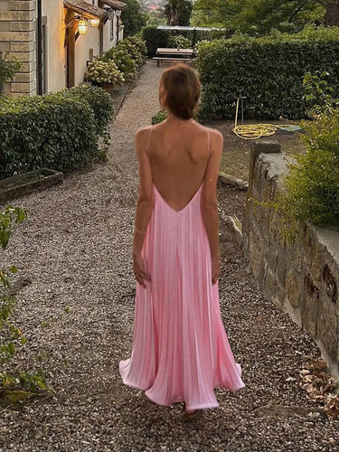 Levoire | Robe Halter Plissée Luxe