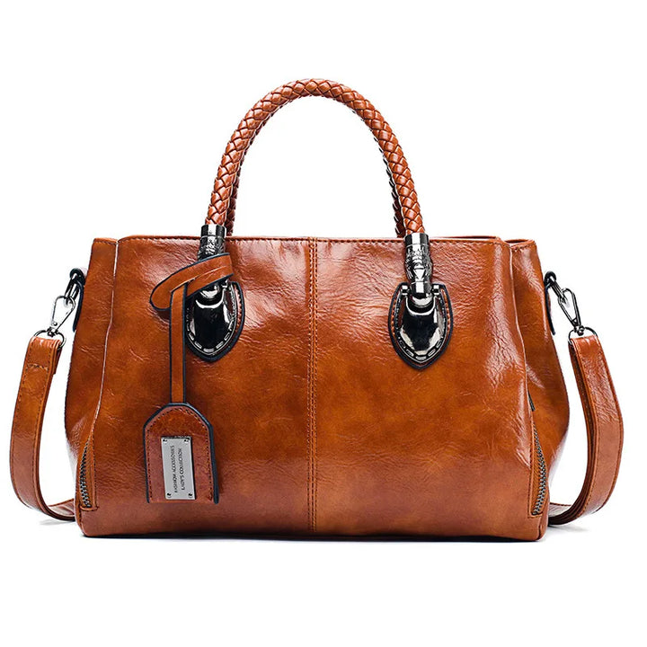 Levoire | Sac En Cuir Luxueux Avec Un Attrait Irrésistible Braun