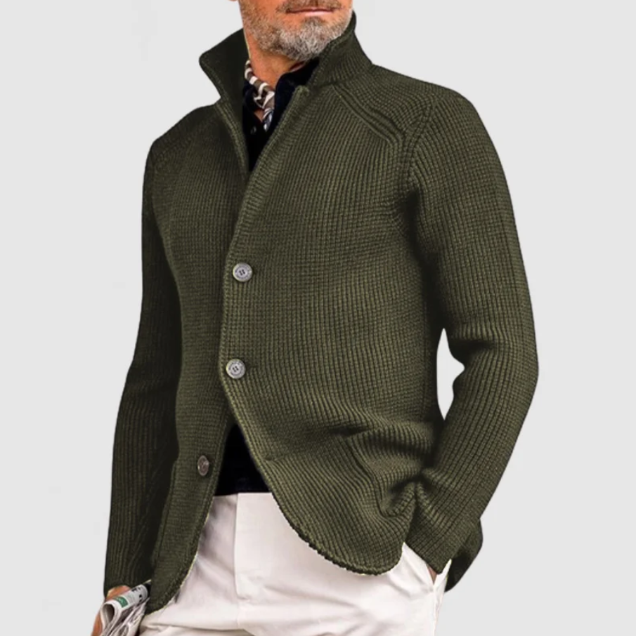 Levoire | Élégant gilet boutonné Vert