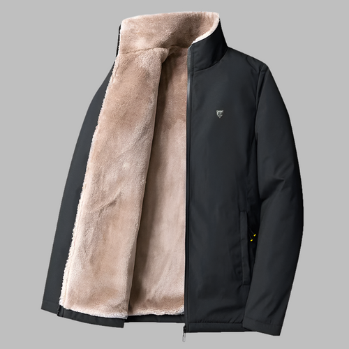 Levoire | Veste En Polaire Pour Hommes Résistante À L'Eau Et Coupe-Vent Avec Col Haut