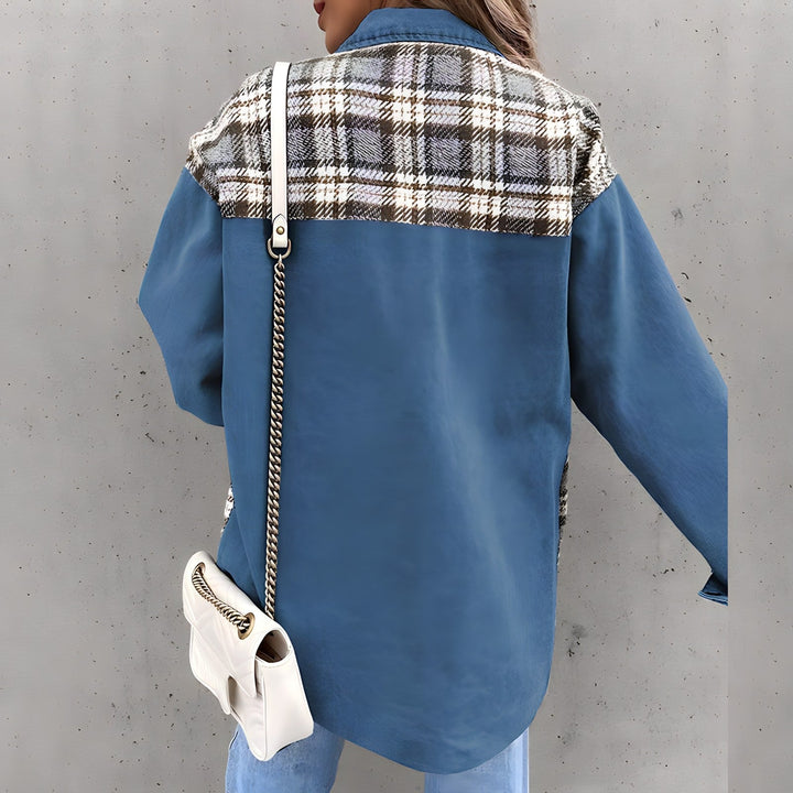 Levoire | Veste À Carreaux Tendance En Grande Taille Pour Femmes