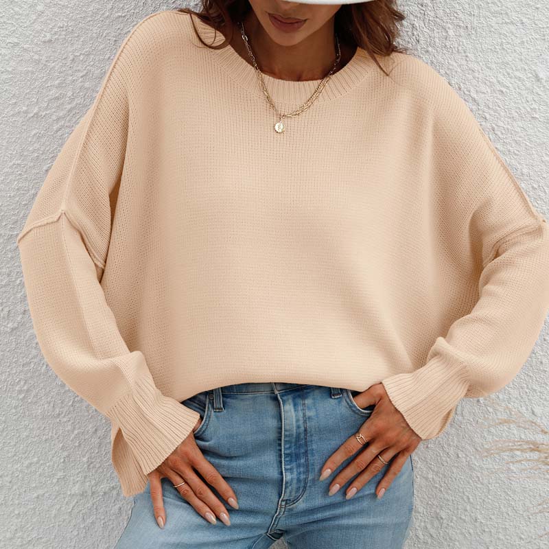 Levoire | En Tricot Décontracté De Couleur Unie