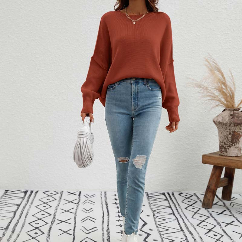Levoire | En Tricot Décontracté De Couleur Unie