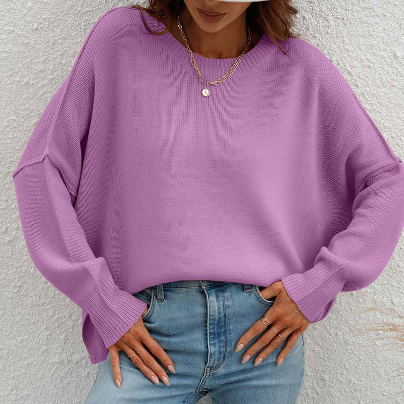 Levoire | En Tricot Décontracté De Couleur Unie