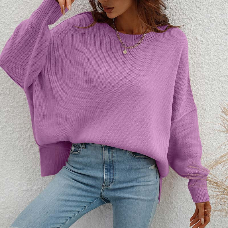 Levoire | En Tricot Décontracté De Couleur Unie