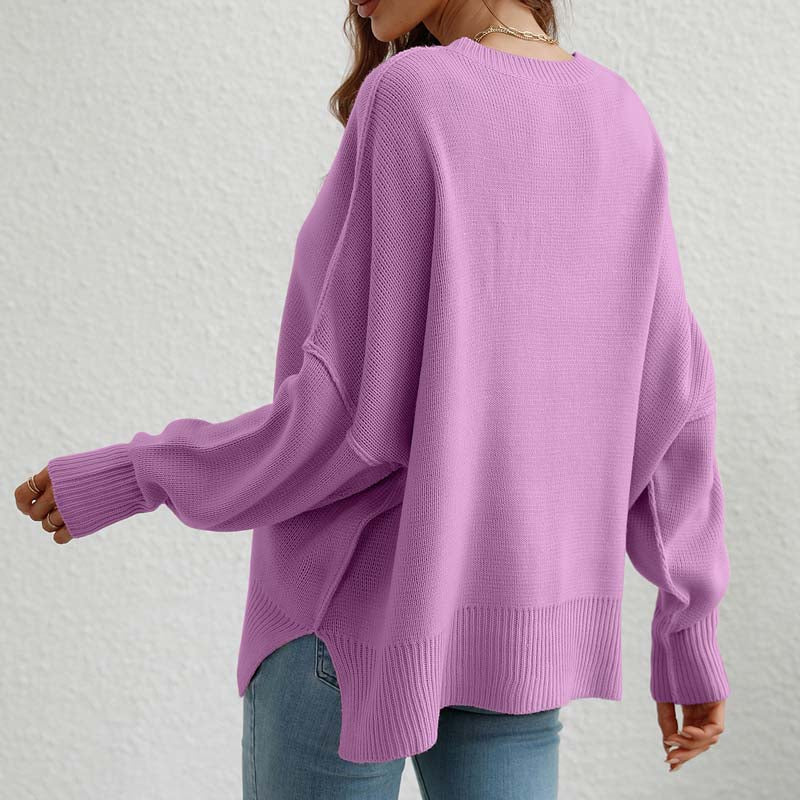 Levoire | En Tricot Décontracté De Couleur Unie