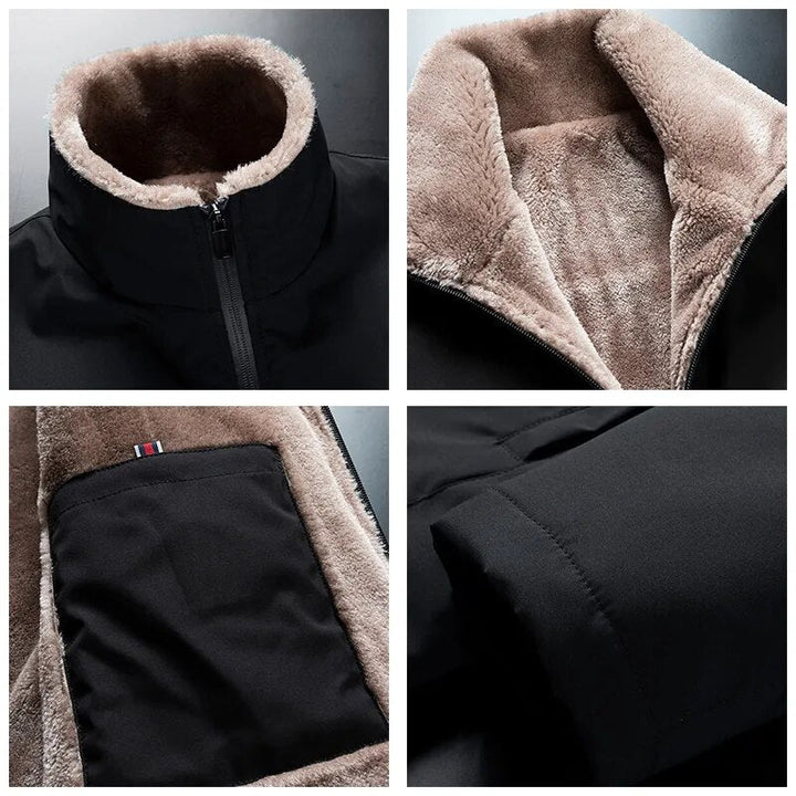 Levoire | Veste En Polaire Déperlant Et Coupe-Vent Avec Col Pour Hommes