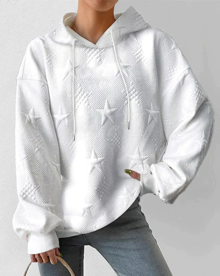 Levoire | Sweat À Capuche Pour Femmes Avec Impression D'Étoile