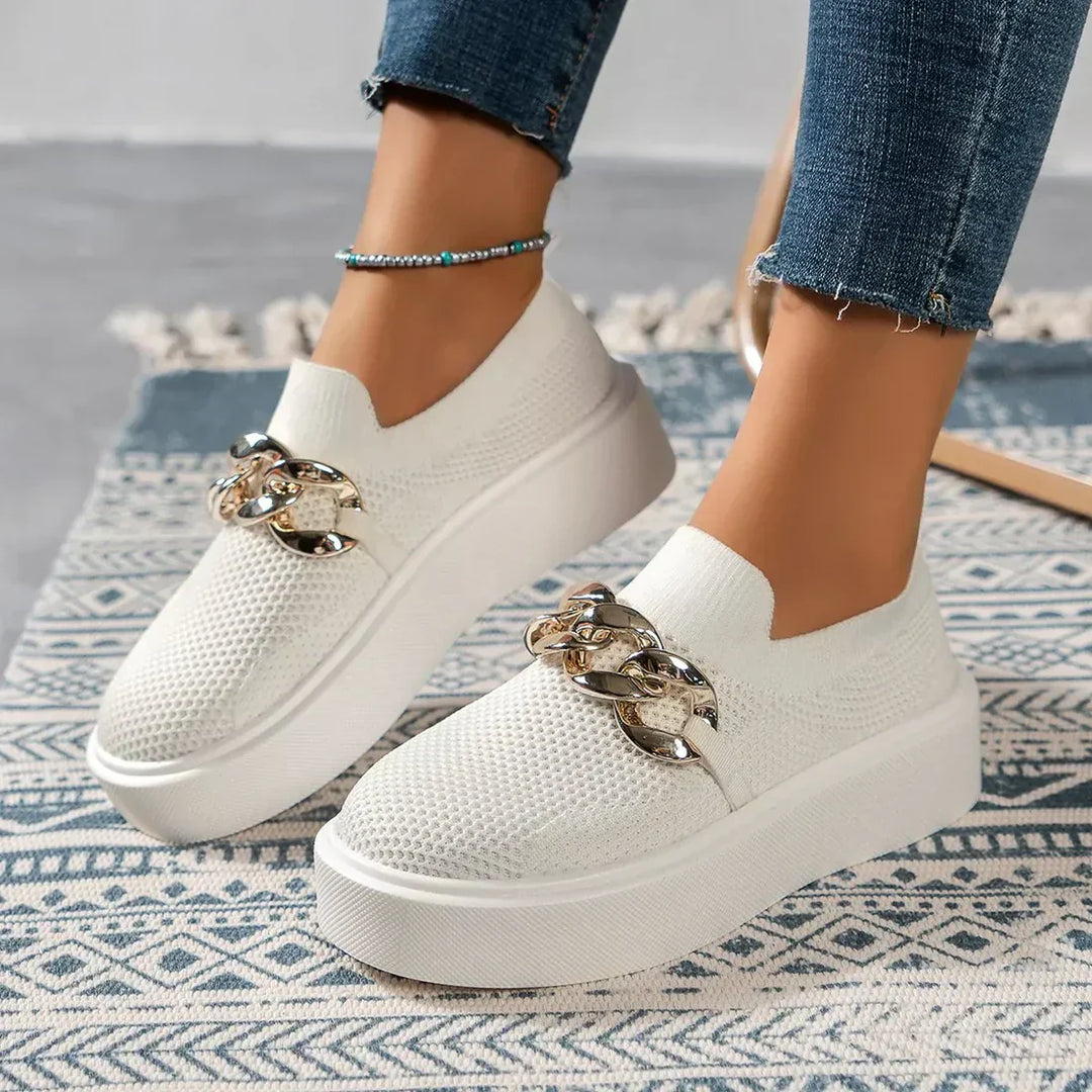 Levoire | Chaussures De Femmes Orthopédiques Avec Style Blanc