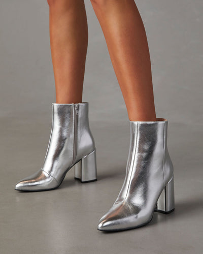 Levoire | Chaussures Soirée À Talon Argentées Pour Femmes