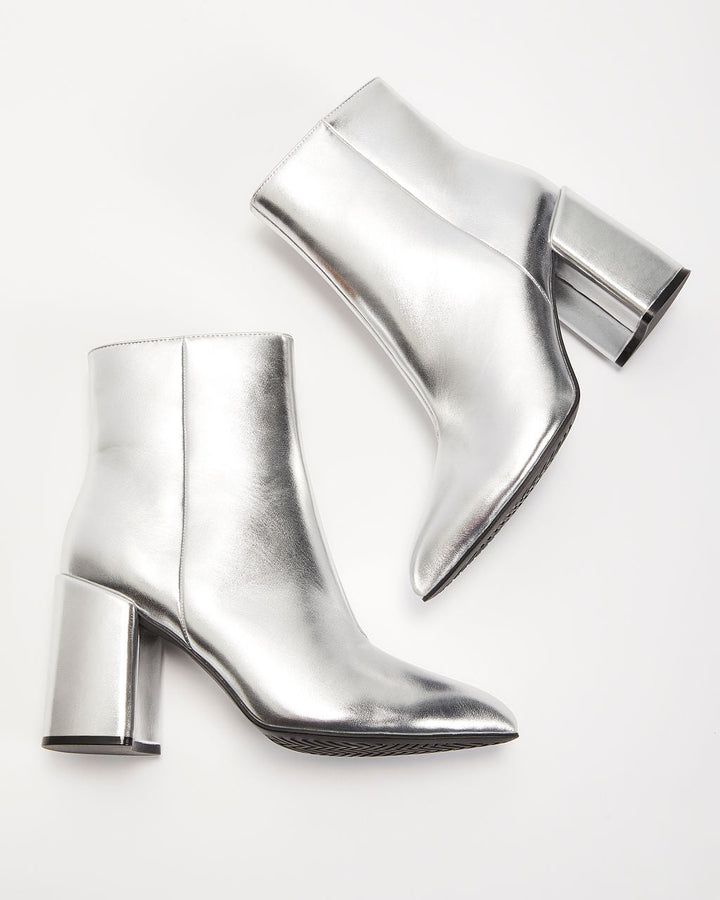 Levoire | Chaussures Soirée À Talon Argentées Pour Femmes