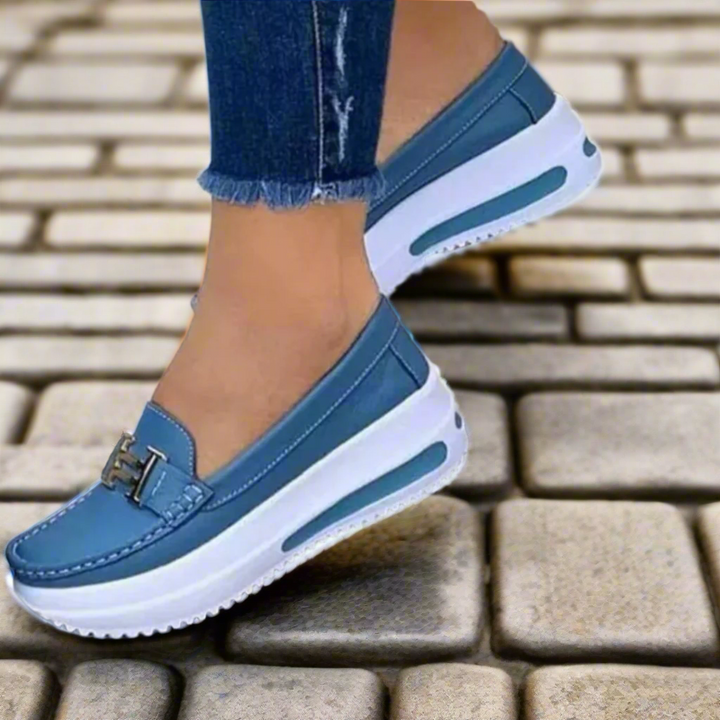Levoire | Chaussures De Confort Orthopédique Élégantes Bleu clair