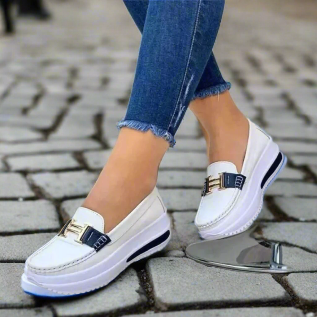 Levoire | Chaussures De Confort Orthopédique Élégantes Blanc