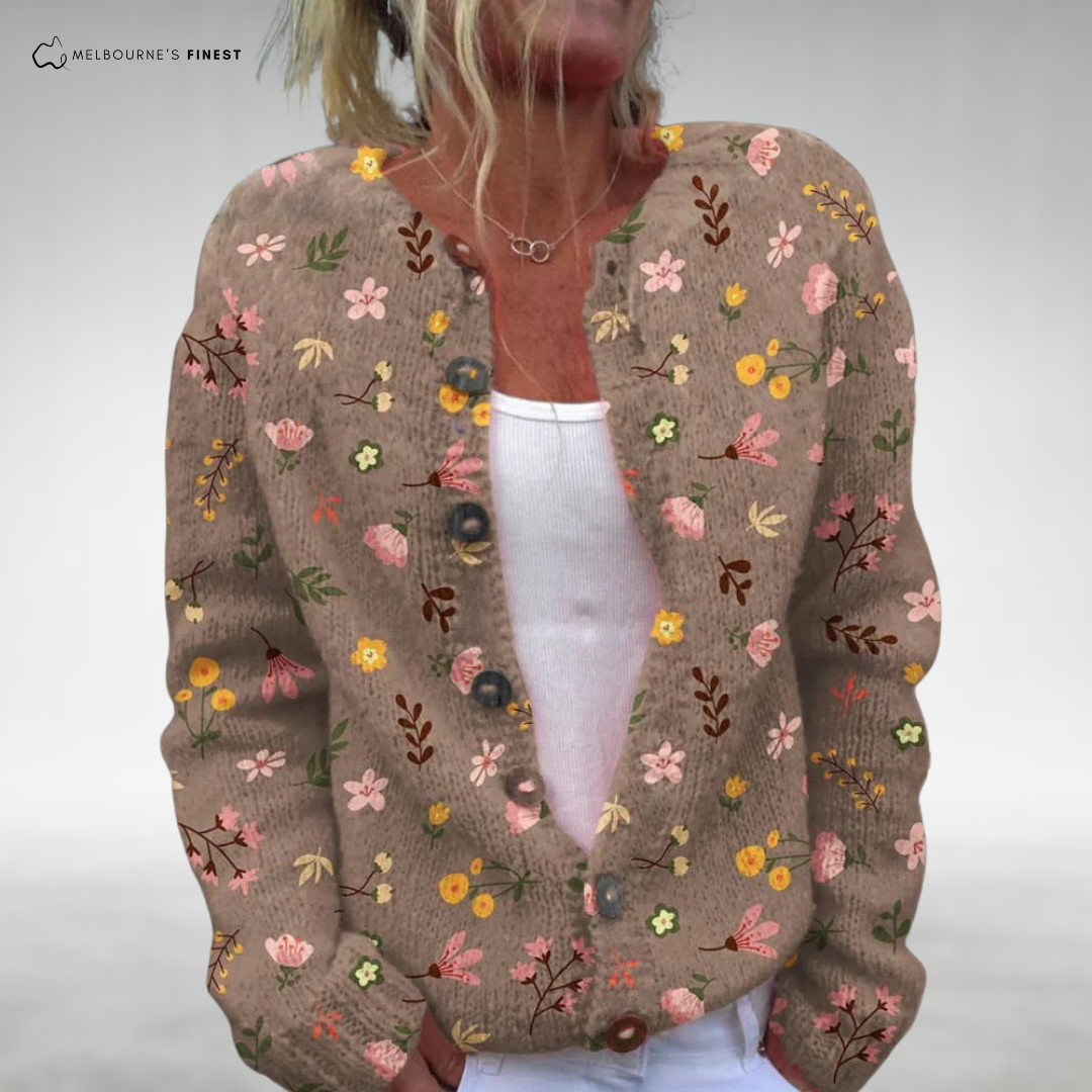 Levoire | Gilet Tricoté Élégant Marron