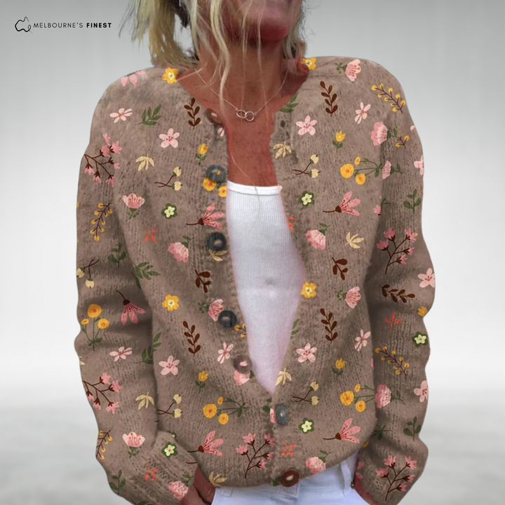 Levoire | Gilet Tricoté Élégant Marron