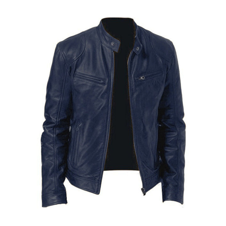 Levoire | Veste En Cuir Durable Pour Hommes Merikulho