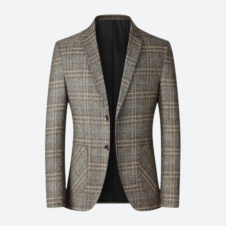 Levoire | Blazer Décontracté Pour Homme Kaki
