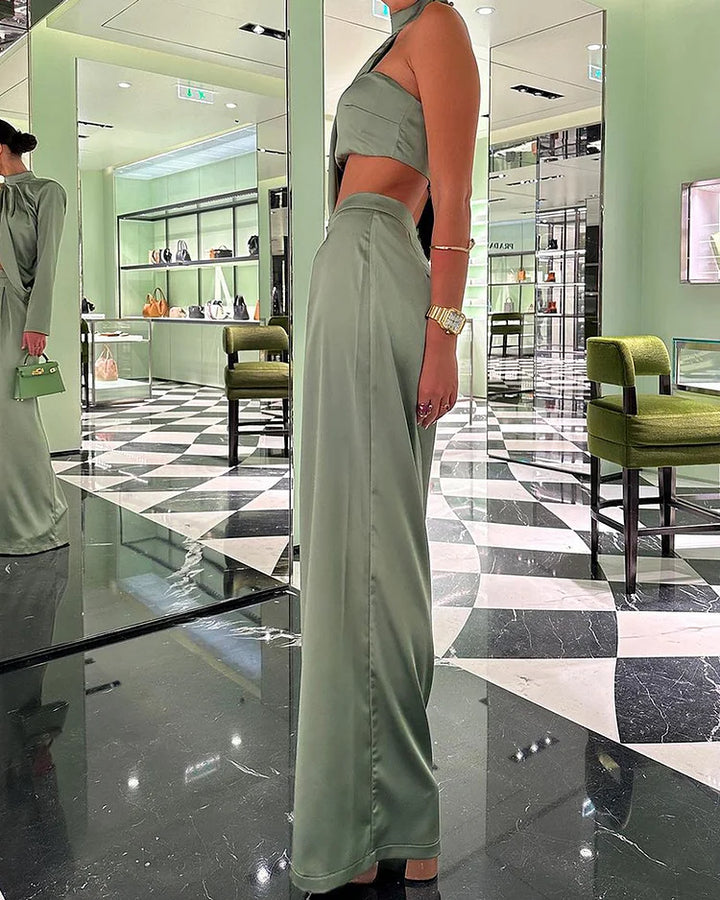 Levoire | Haut En Satin Élégant & Pantalon