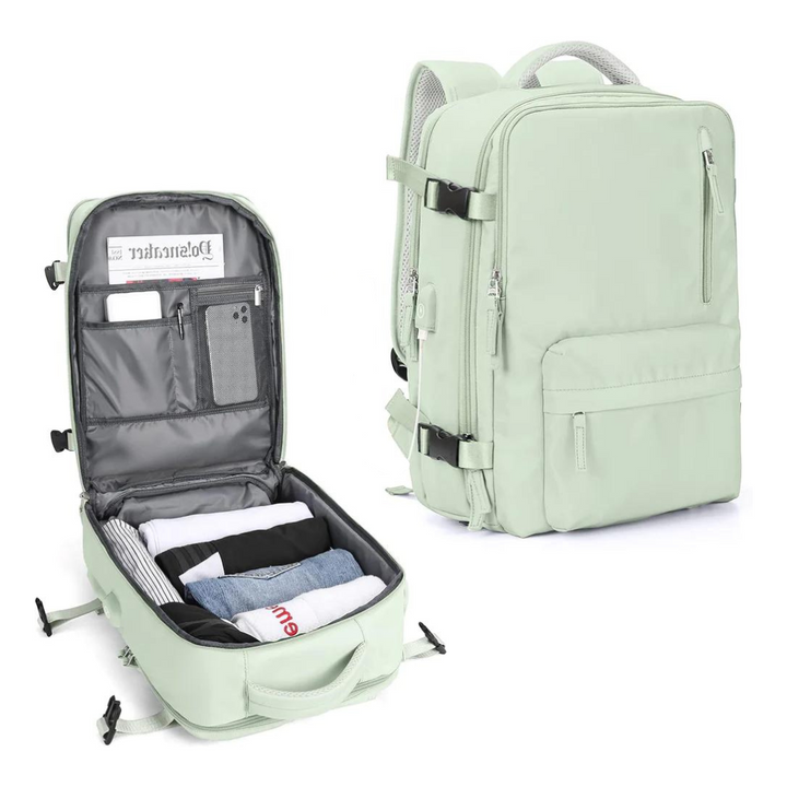 Levoire | Sac À Dos Extensible Pour Bagages À Main Menthe