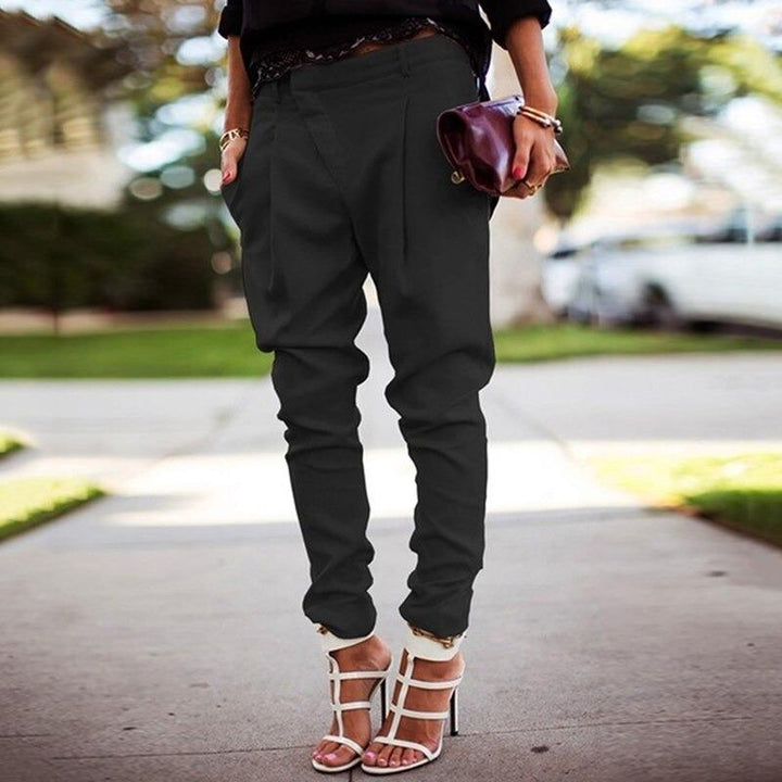 Levoire | Pantalons Femme Taille Haute Élégants Noir