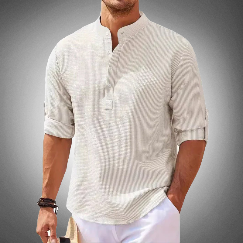 Levoire | Chemise En Lin Pour Homme Blanc