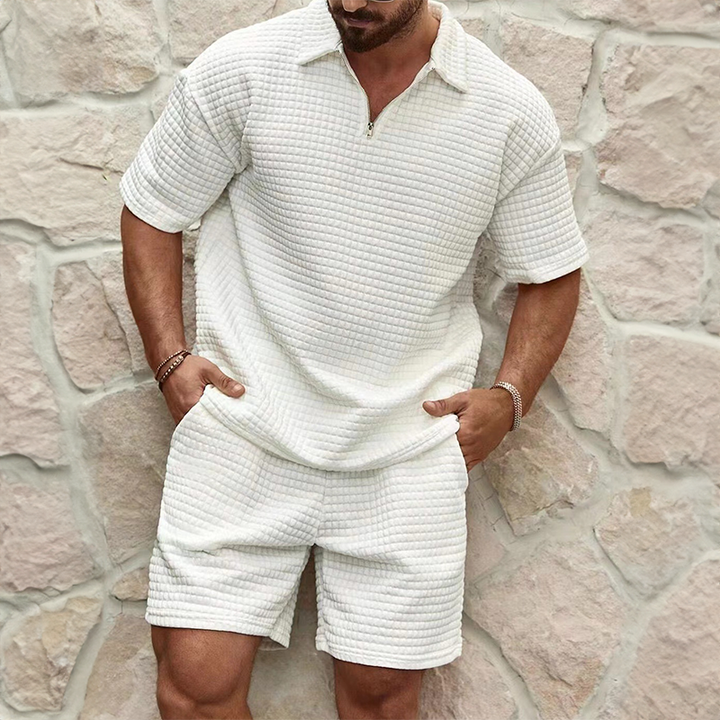 Levoire | Ensemble Élégant Pour Hommes Blanc