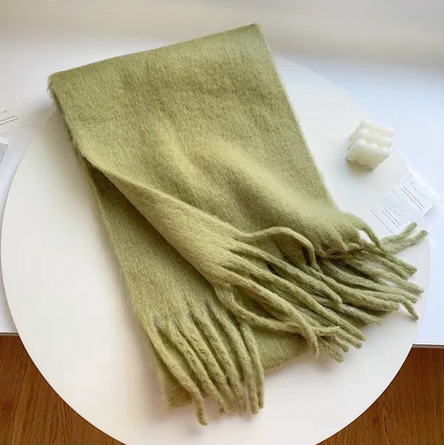 Levoire | Luxueux Chaud Cachemire Doux Écharpe Vert