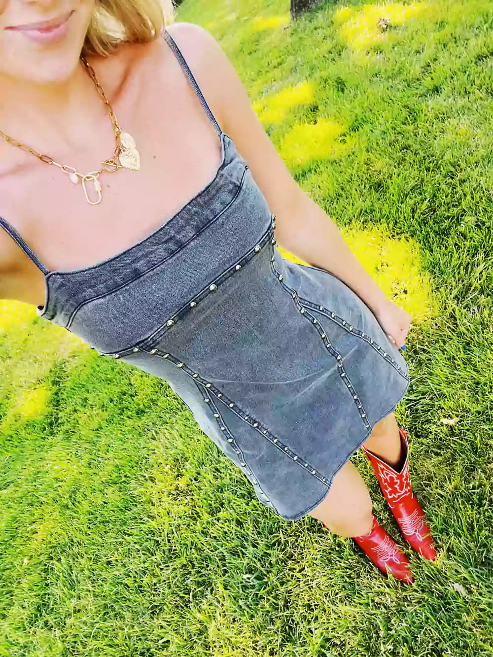 Levoire | Robe De Fête En Denim Élégante Pour Femmes