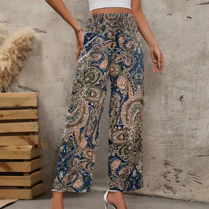 Levoire | Pantalons Bohèmes Bleu marine