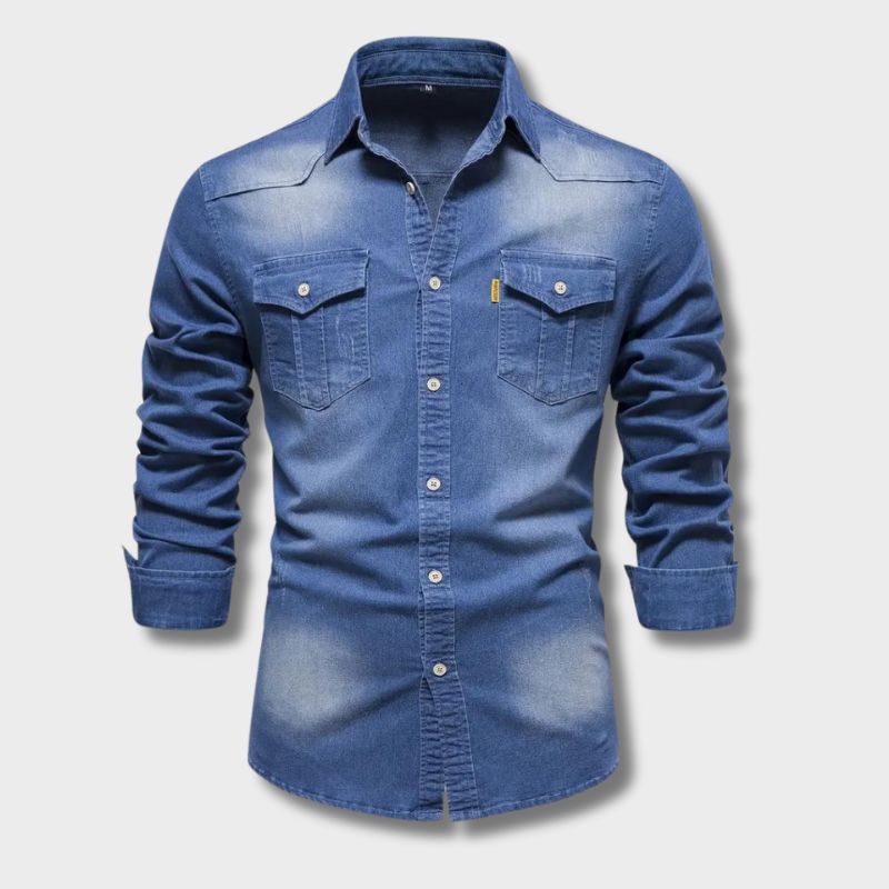 Levoire | Chemise En Denim Bleu