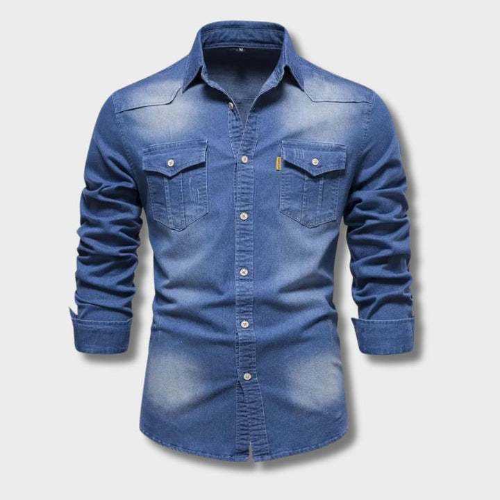 Levoire | Chemise En Denim Bleu