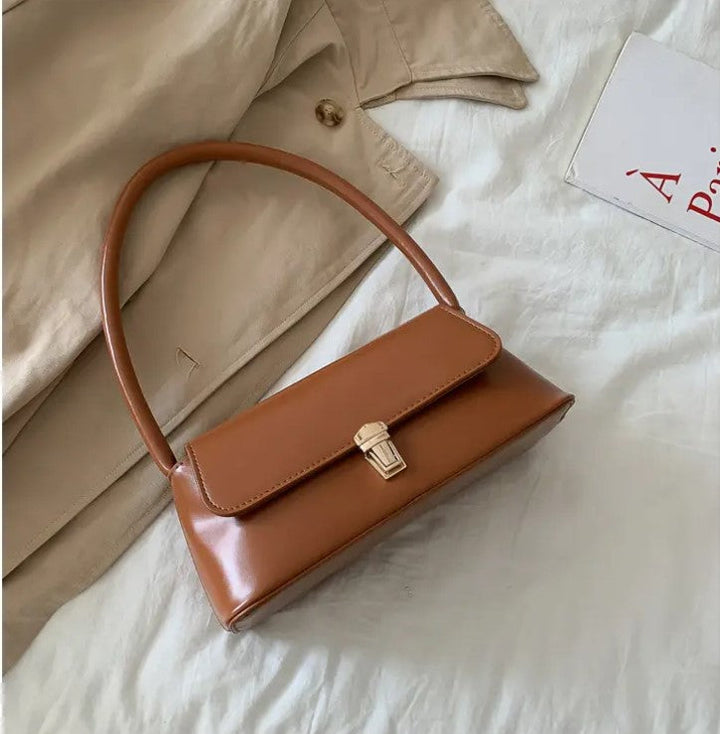 Levoire | Sac À Main Élégant Classique Pour Toute Occasion Braun 25cm x 12cm x 8cm