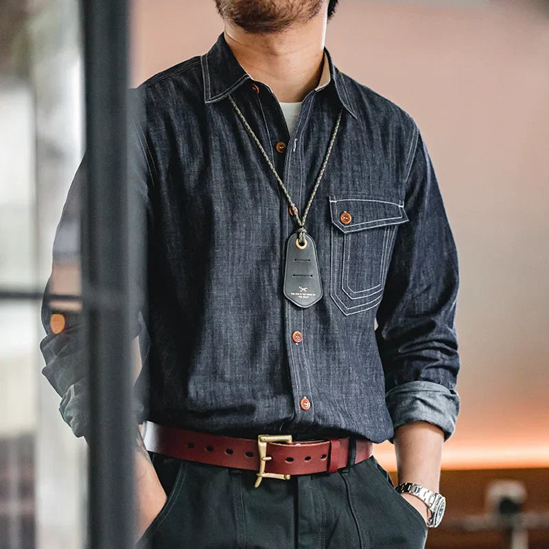 Levoire | Chemise En Jean Classique Pour Un Style Masculin Intemporel