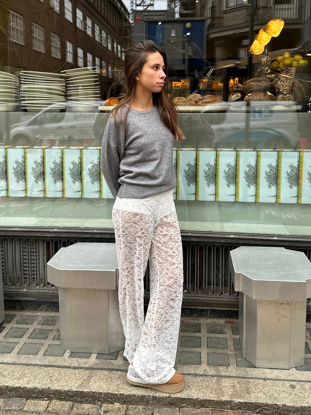 Levoire | Pantalons De Luxe Blanc