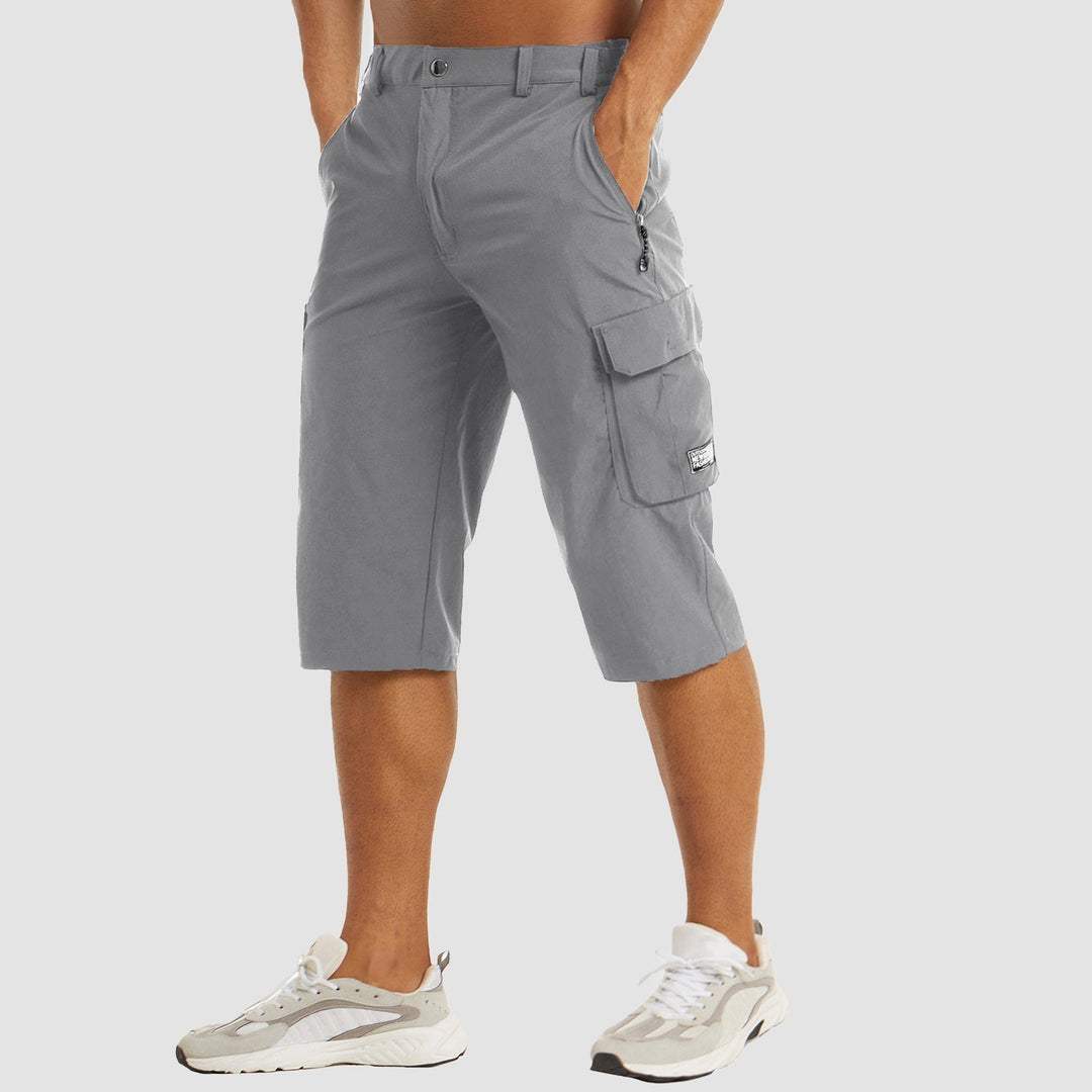 Levoire | Shorts Cargo À Séchage Rapide Hommes Fonctionnels & Stylés Gris clair