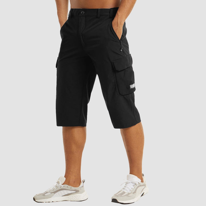 Levoire | Pantalons Cargo Courts À Séchage Rapide Noir