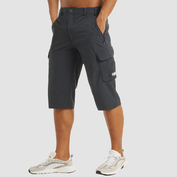 Levoire | Shorts Cargo À Séchage Rapide Hommes Fonctionnels & Stylés Gris foncé