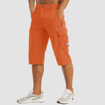 Levoire | Pantalons Cargo Courts À Séchage Rapide Orange