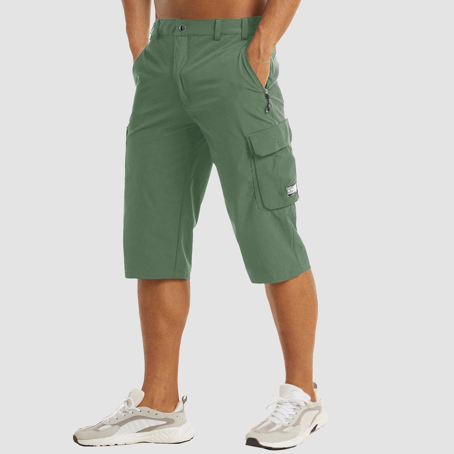 Levoire | Pantalons Cargo Courts À Séchage Rapide Vert