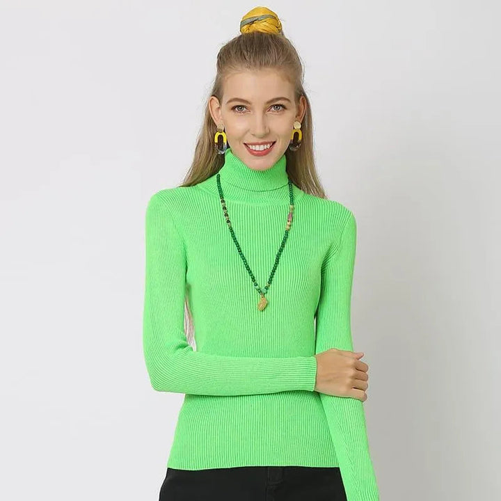 Levoire | Pull à col haut intégré Vert profond