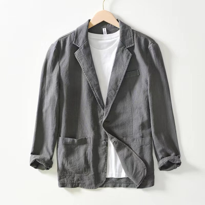 Levoire | Veste Pour Hommes À Deux Boutons Gris foncé