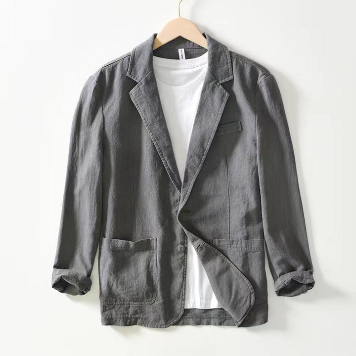 Levoire | Veste Pour Hommes À Deux Boutons Gris foncé