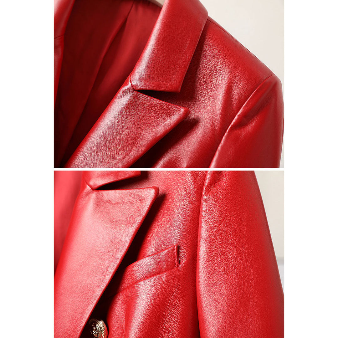 Levoire | Veste De Moto En Peau De Mouton Pour Femmes
