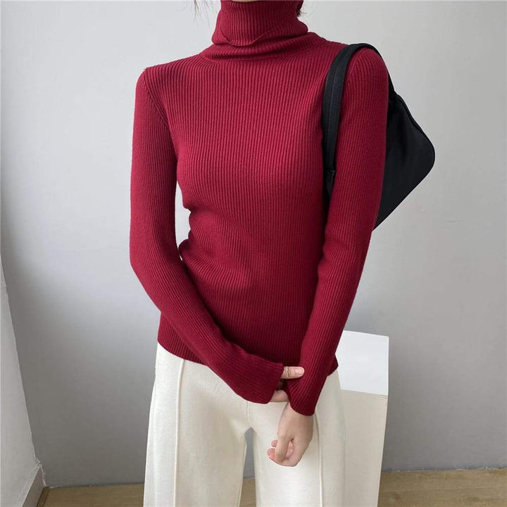 Levoire | pull à col rond à manches longues Une taille Bordeaux