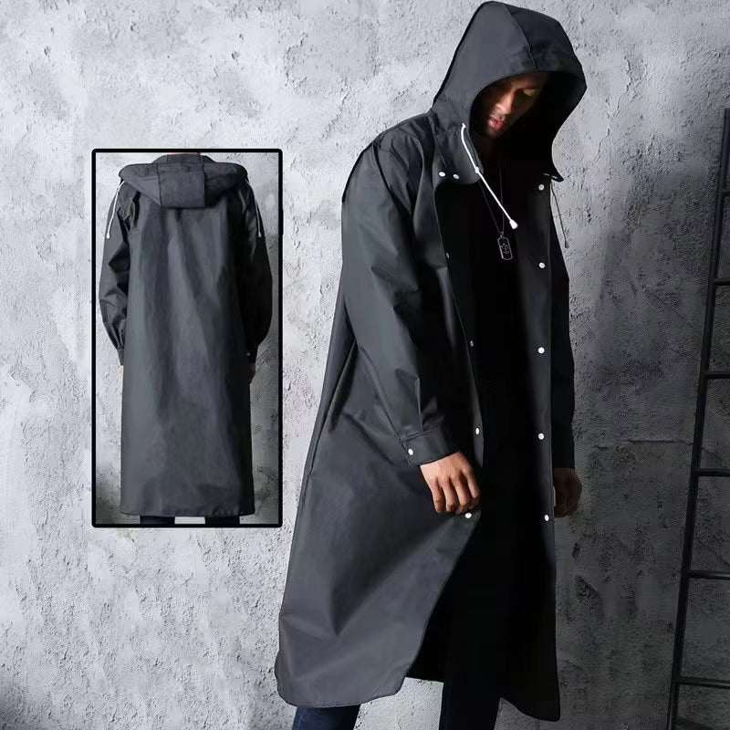 Levoire | Veste De Pluie Avec Capuche Imperméable Et Coupe-Vent Noir