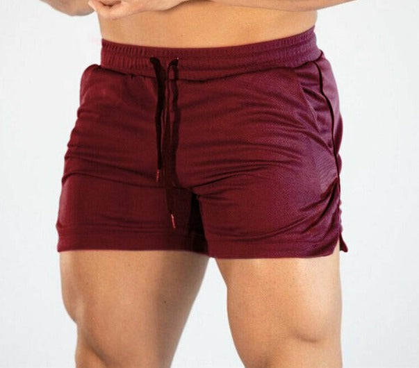 Levoire | Pantalons De Sport Courts Pour Hommes Rouge vin