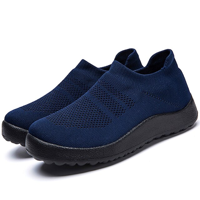 Levoire | Chaussures Pour Femmes Sneakers En Maille Bleu