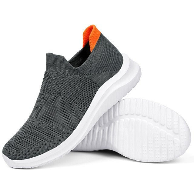 Levoire | Chaussures Pour Hommes Très Confortables À Bout Large Gris